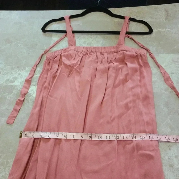 Old Navy Womens Mauve-ish Maxi Dress Spaghetti Strap Size Small - Picture 9 of 10